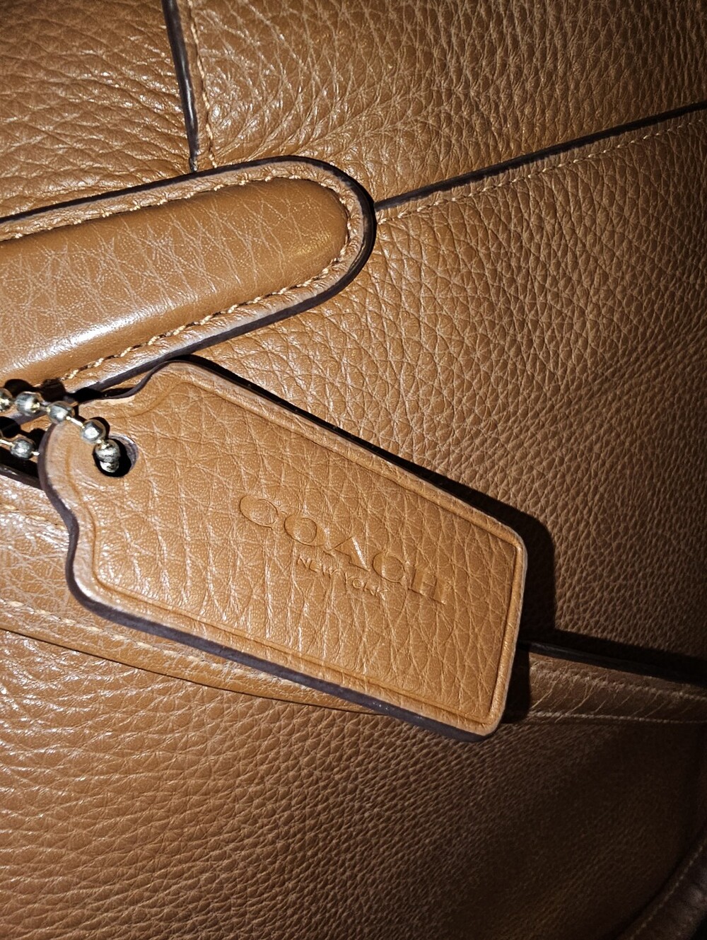 Coach Ava II Pebble Leather Tote D1648 F37216 READ - Picture 6 of 15